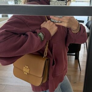 Tory Burch Brown Leather Shoulder Bag